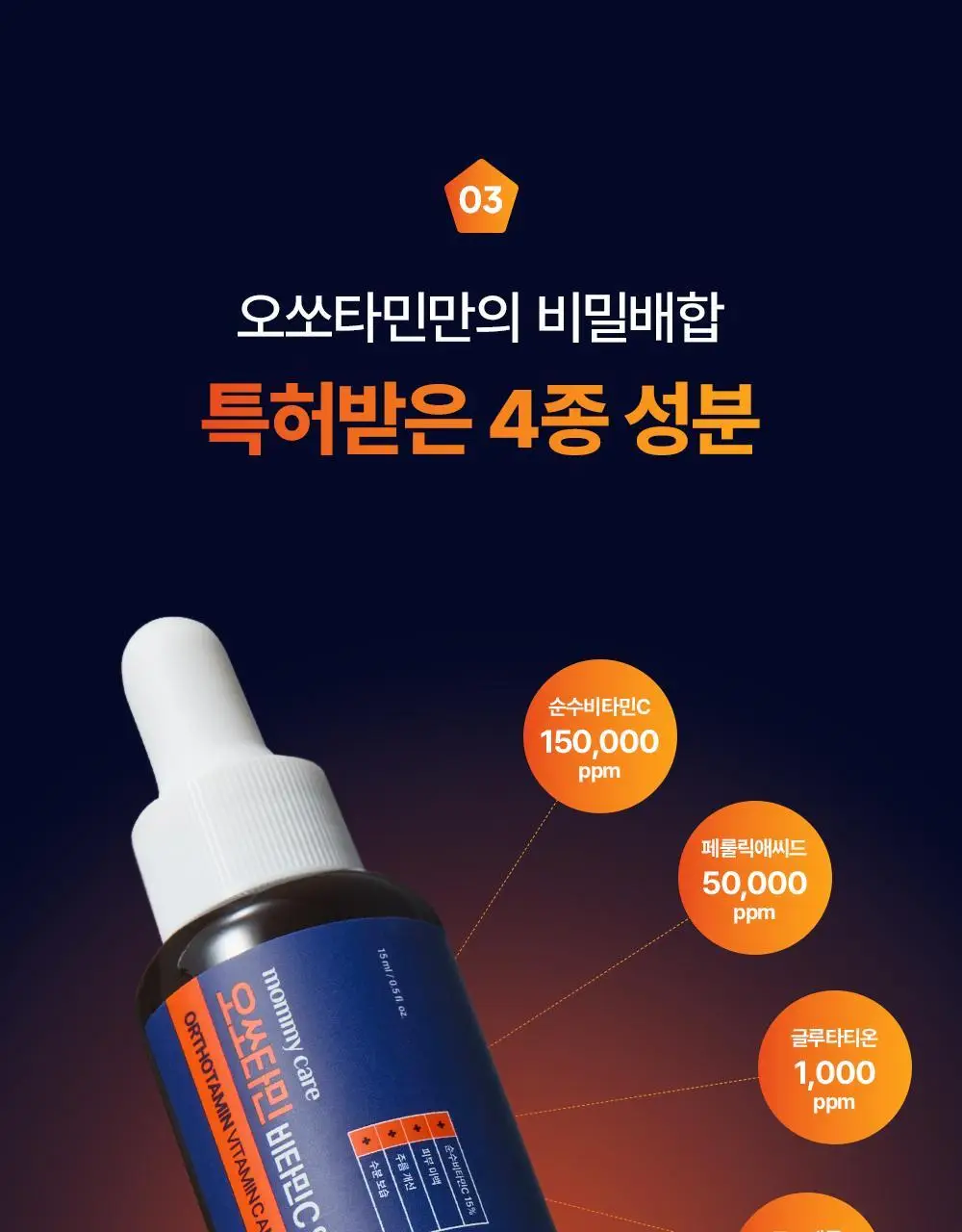 [순수비타민C/잡티앰플] 마미케어 오쏘타민 비타민C 앰플 15ml 상세페이지 45